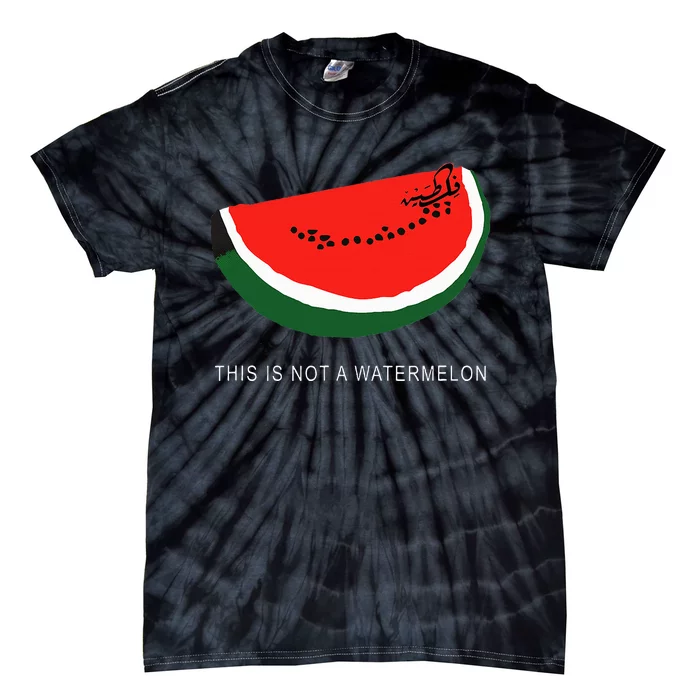 Watermelon 'This is Not a Watermelon' Palestine Collection Tie-Dye T-Shirt