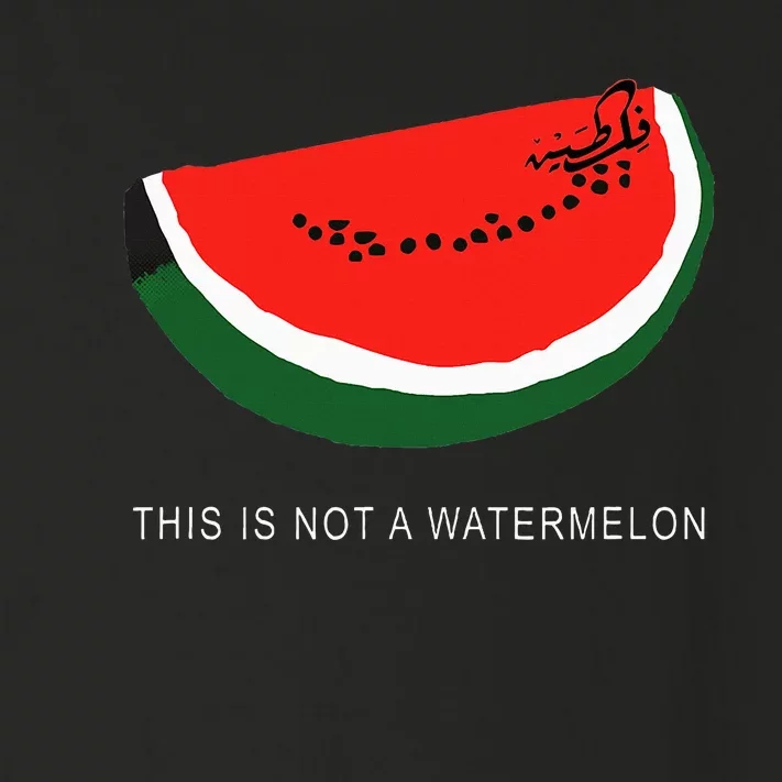 Watermelon 'This is Not a Watermelon' Palestine Collection Toddler Long Sleeve Shirt