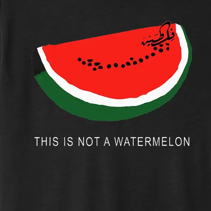 Watermelon 'This is Not a Watermelon' Palestine Collection ChromaSoft Performance T-Shirt