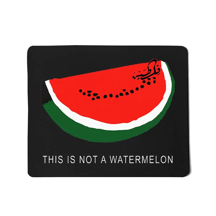 Watermelon 'This is Not a Watermelon' Palestine Collection Mousepad