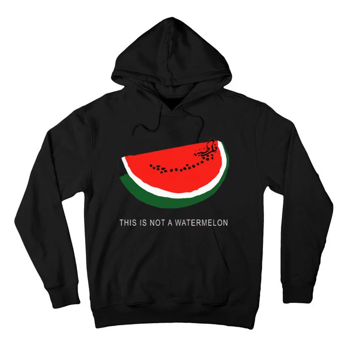 Watermelon 'This is Not a Watermelon' Palestine Collection Tall Hoodie