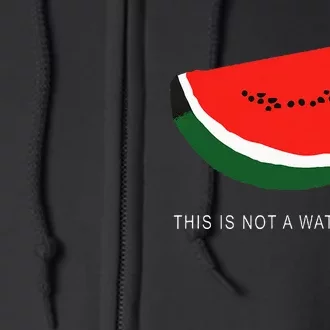 Watermelon 'This is Not a Watermelon' Palestine Collection Full Zip Hoodie