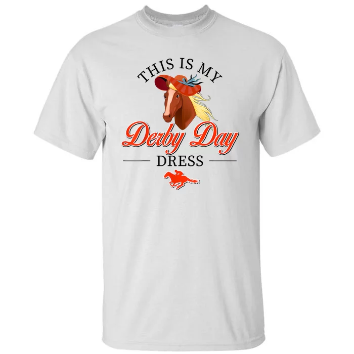 Womens This Is My Derby Day Horseshoe Kentucky For Women Tall T-Shirt