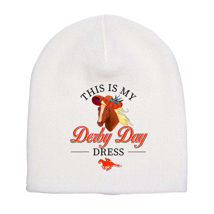 Womens This Is My Derby Day Horseshoe Kentucky For Women Short Acrylic Beanie