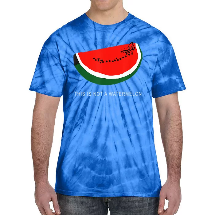 Watermelon 'This is Not a Watermelon' Palestine Collection Tie-Dye T-Shirt