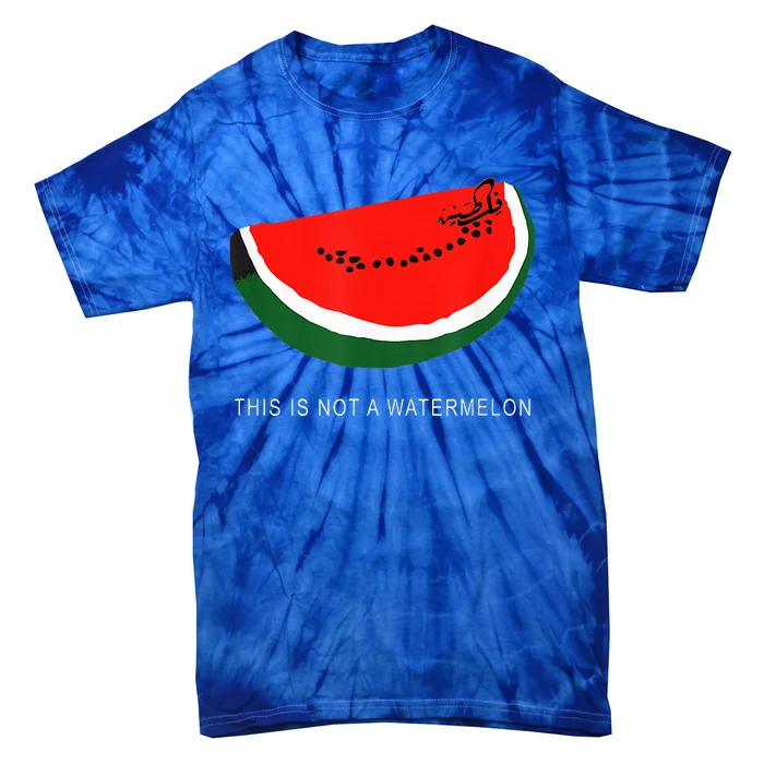 Watermelon 'This is Not a Watermelon' Palestine Collection Tie-Dye T-Shirt