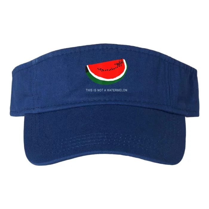 Watermelon 'This is Not a Watermelon' Palestine Collection Valucap Bio-Washed Visor