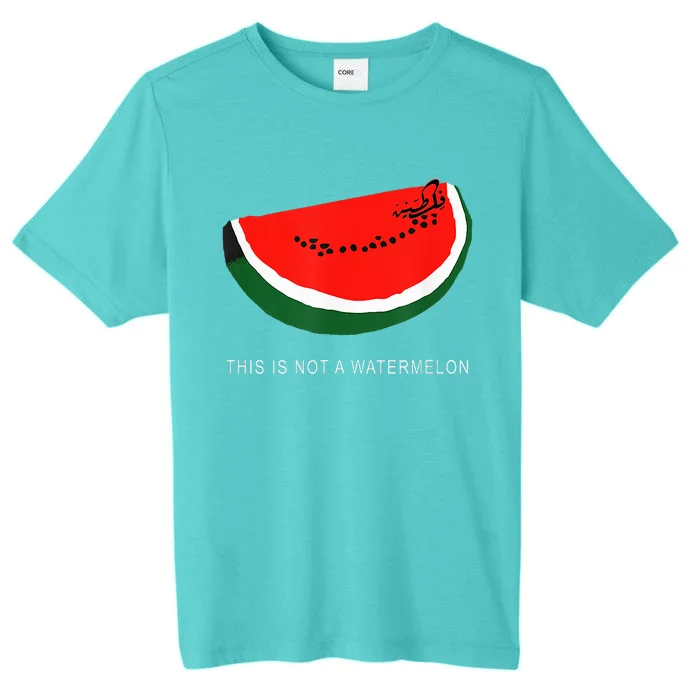 Watermelon 'This is Not a Watermelon' Palestine Collection ChromaSoft Performance T-Shirt