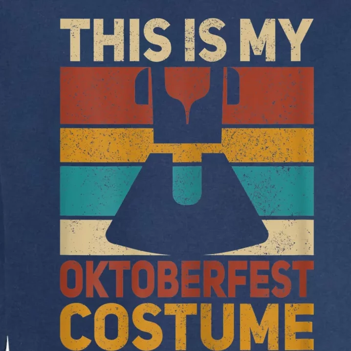 Womens This Is My Oktoberfest Costume Women German Dirndl Outfit Garment-Dyed Sweatshirt