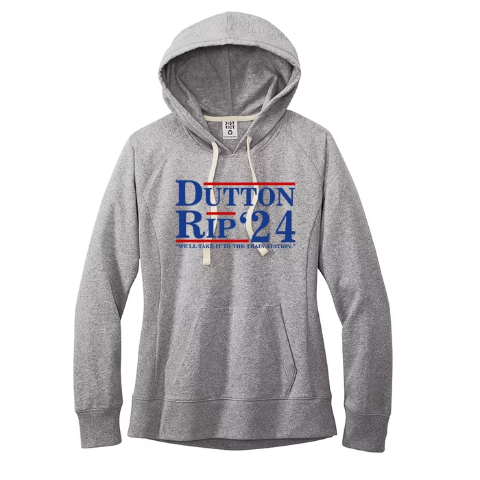 Dutton Rip 2024 We’ll Take It To The Train Station DuttonRip 2024 Women's Fleece Hoodie