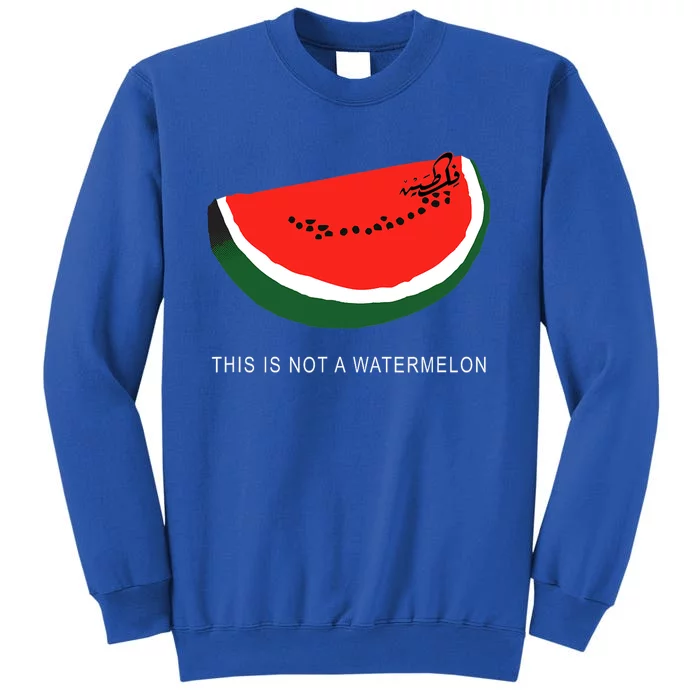 Watermelon 'This is Not a Watermelon' Palestine Collection Tall Sweatshirt