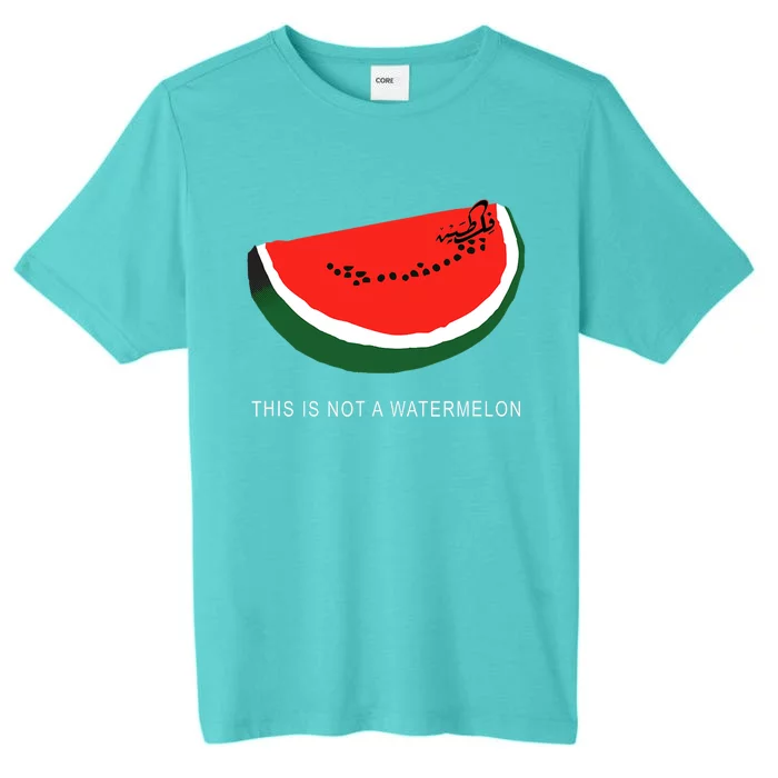 Watermelon 'This is Not a Watermelon' Palestine Collection ChromaSoft Performance T-Shirt