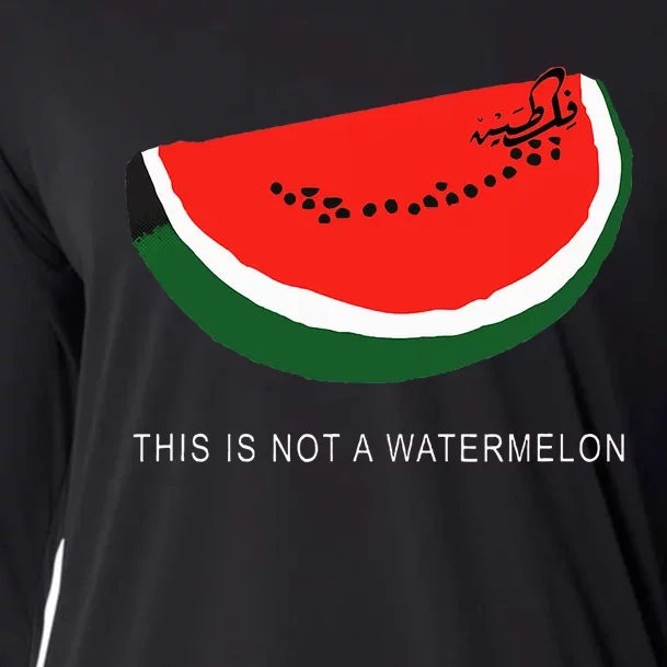 Watermelon This Is Not A Watermelon Palestine Collection Cooling Performance Long Sleeve Crew