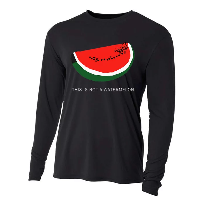 Watermelon This Is Not A Watermelon Palestine Collection Cooling Performance Long Sleeve Crew