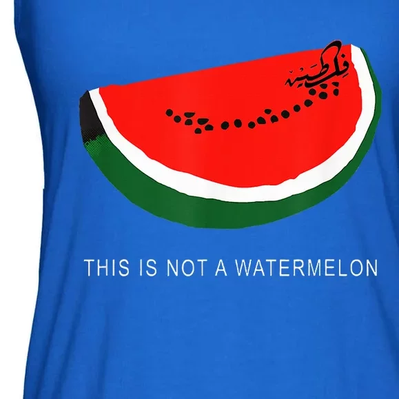 Watermelon 'This is Not a Watermelon' Palestine Collection Ladies Essential Flowy Tank