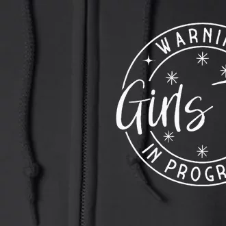 Warning Trip In Progress Full Zip Hoodie