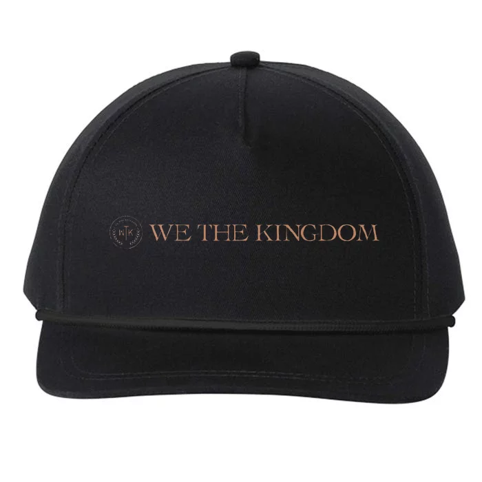 We The Kingdom Snapback Five-Panel Rope Hat