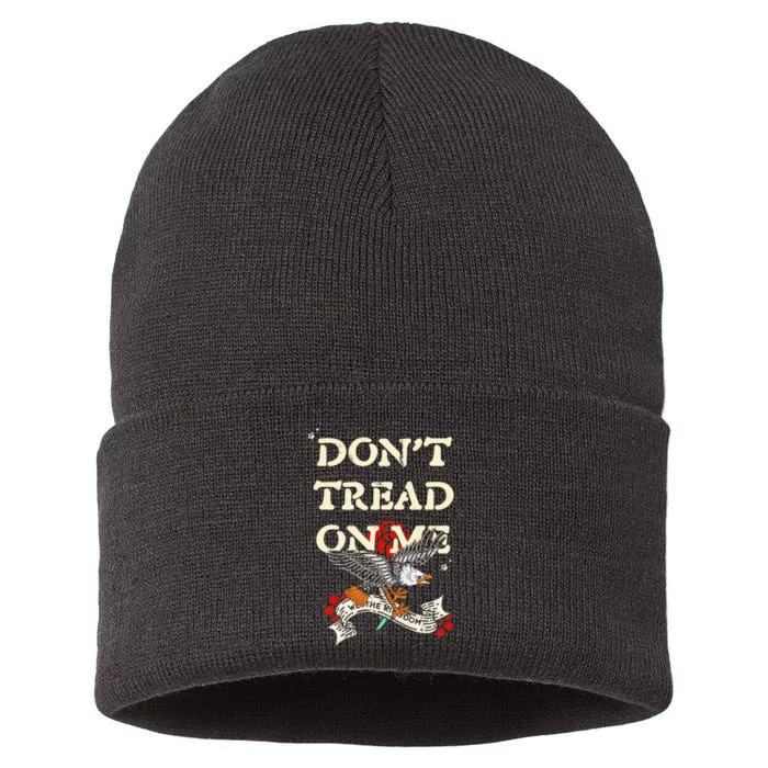 We The Kingdom DonT Tread On Me Print 2024 Sustainable Knit Beanie