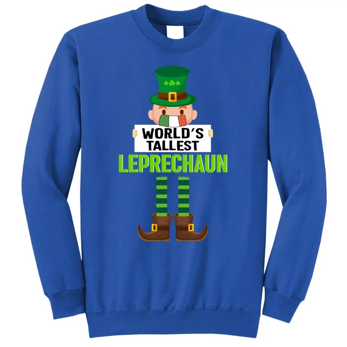 World's Tallest Leprechaun Mask St Patrick's Day Gift Sweatshirt