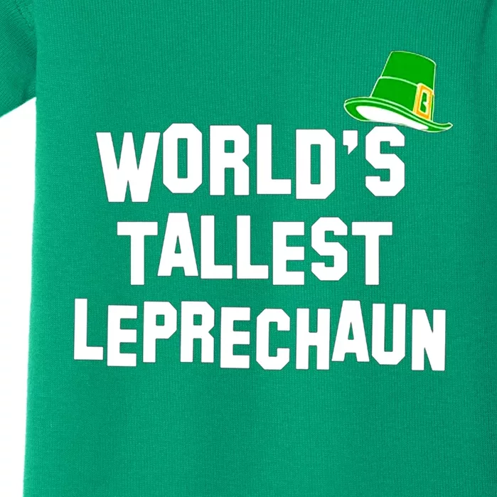 World's Tallest Leprechaun Funny Baby Bodysuit