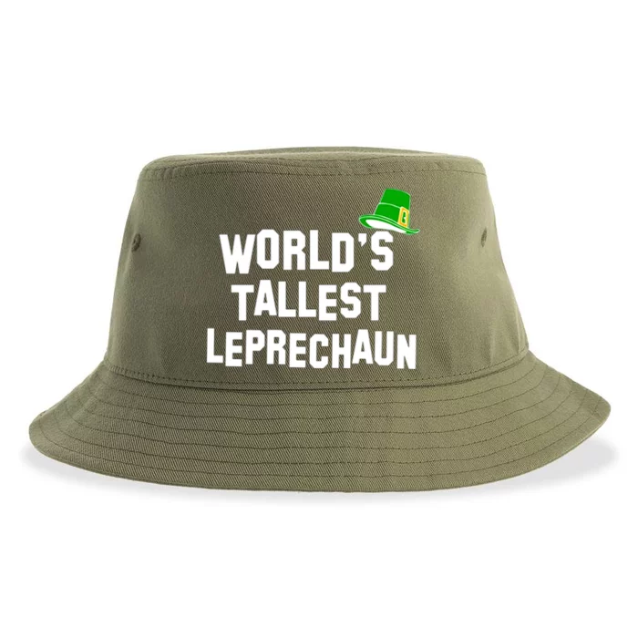 World's Tallest Leprechaun Funny Sustainable Bucket Hat