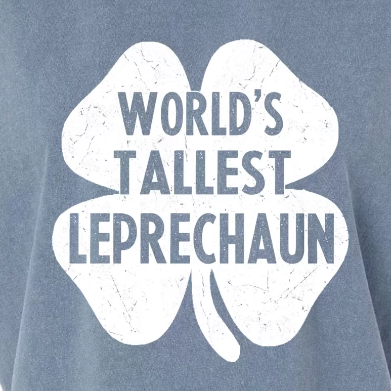 World's Tallest Leprechaun Gift Funny St Patrick's Day Gift Garment-Dyed Women's Muscle Tee