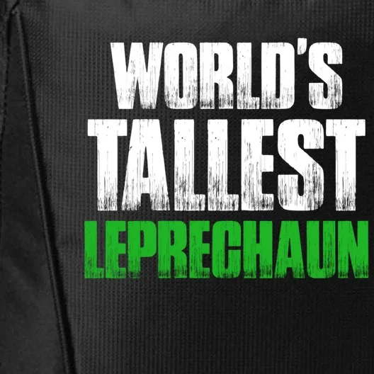 World's Tallest Leprechaun St Patrick's Day Gift City Backpack