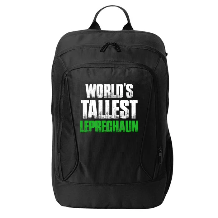 World's Tallest Leprechaun St Patrick's Day Gift City Backpack