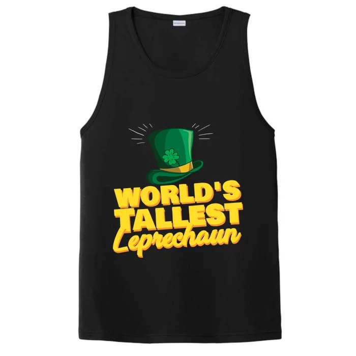 World's Tallest Leprechaun Great Gift Performance Tank