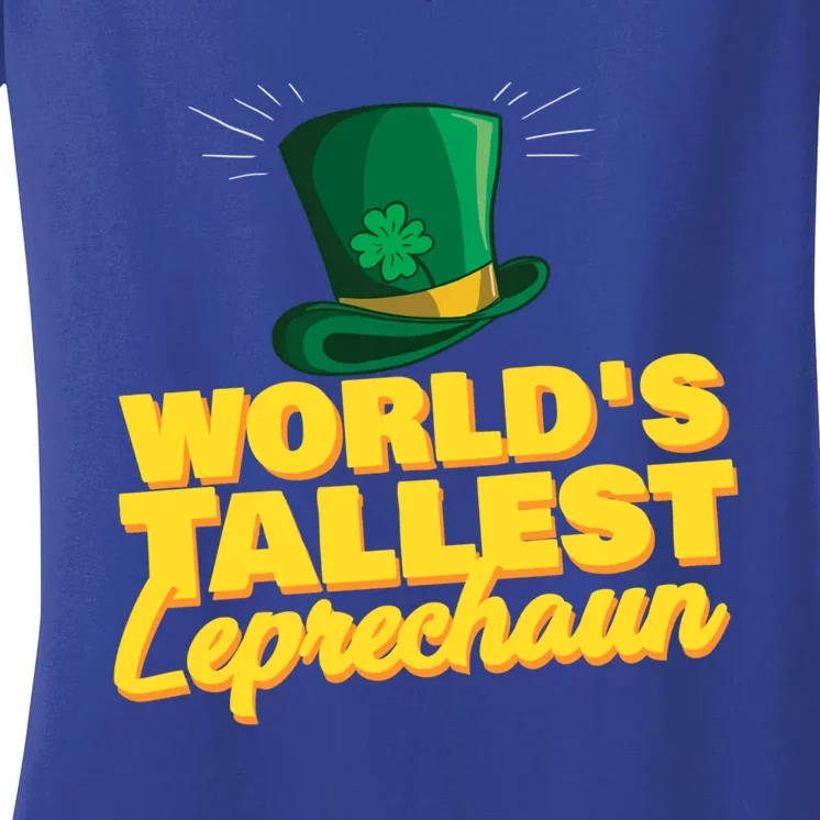 World's Tallest Leprechaun Great Gift Women's V-Neck T-Shirt