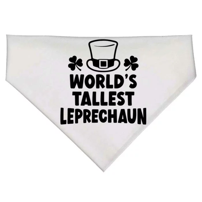 World's Tallest Leprechaun Gift USA-Made Doggie Bandana