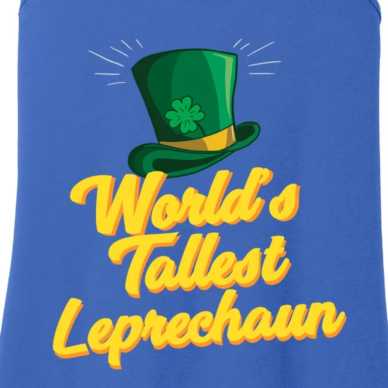 World's Tallest Leprechaun Meaningful Gift Ladies Essential Tank