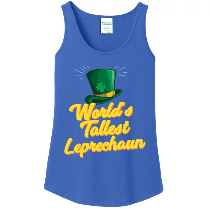 World's Tallest Leprechaun Meaningful Gift Ladies Essential Tank