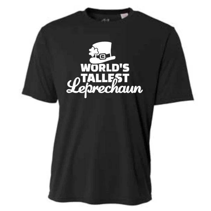 World's Tallest Leprechaun Gift Cooling Performance Crew T-Shirt