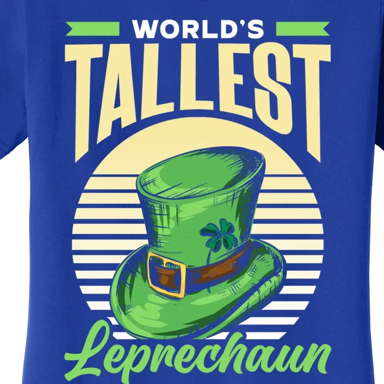 World's Tallest Leprechaun Tall Irish Ireland Gaelic St Gift Women's T-Shirt