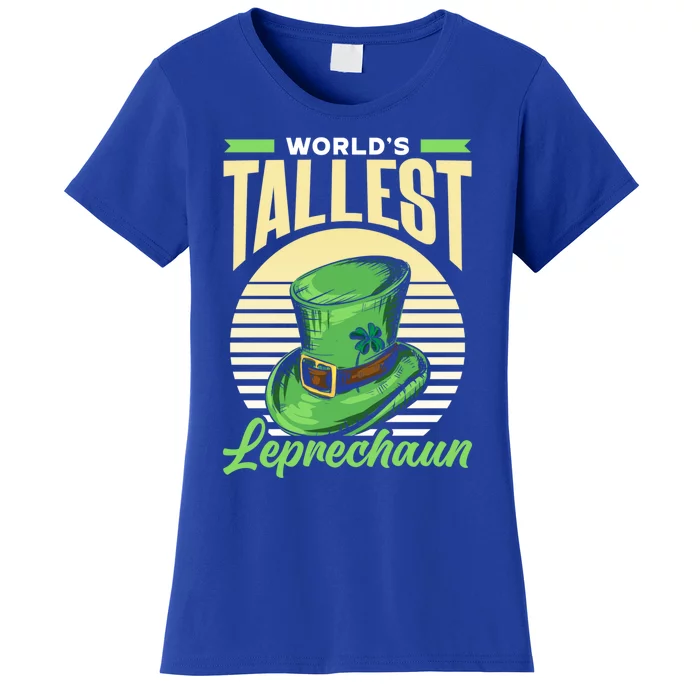 World's Tallest Leprechaun Tall Irish Ireland Gaelic St Gift Women's T-Shirt