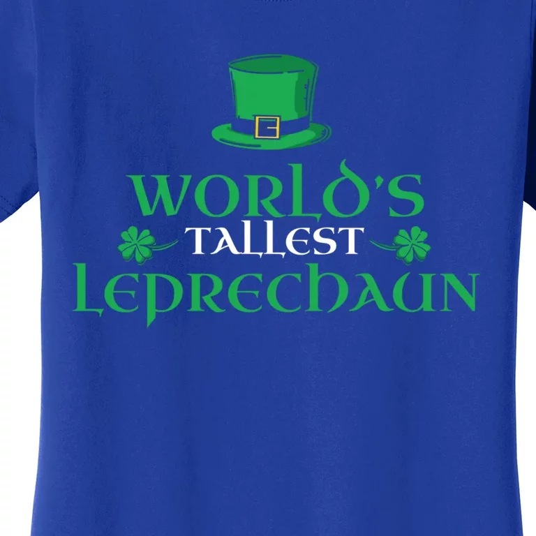 World’s Tallest Leprechaun Funny Gift Irish Ireland St Patrick's Day Gift Women's T-Shirt