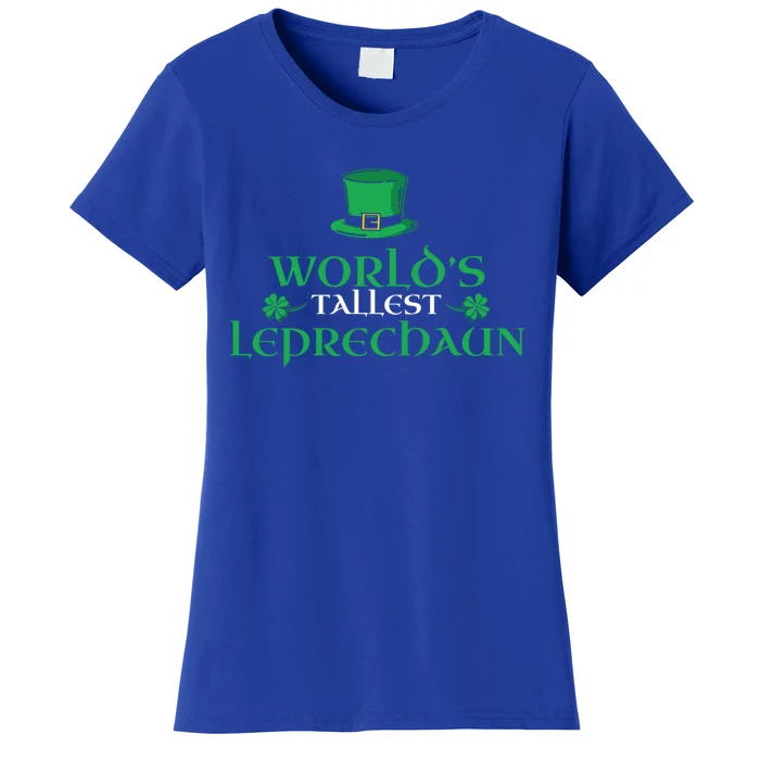 World’s Tallest Leprechaun Funny Gift Irish Ireland St Patrick's Day Gift Women's T-Shirt