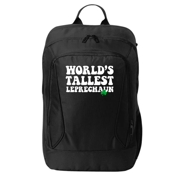 Worlds Tallest Leprechaun St Patricks Clover City Backpack