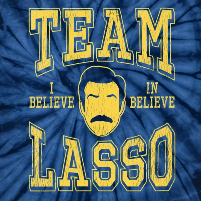 Team Lasso I Believe Collegiate Yellow Tie-Dye T-Shirt