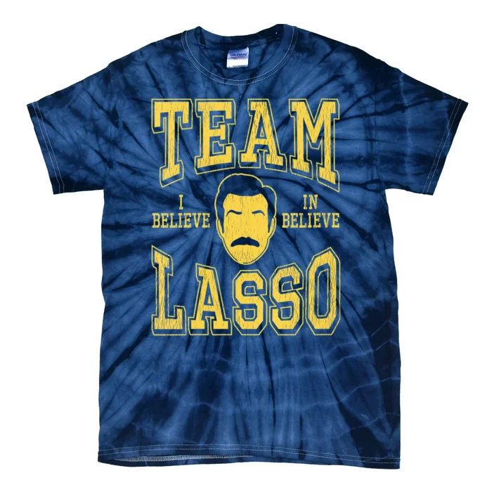 Team Lasso I Believe Collegiate Yellow Tie-Dye T-Shirt