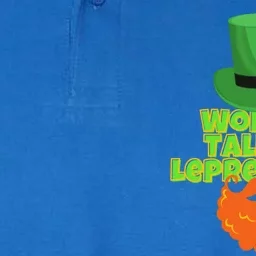 Worlds Tallest Leprechaun Funny St Patricks Day Gift Great Gift Softstyle Adult Sport Polo