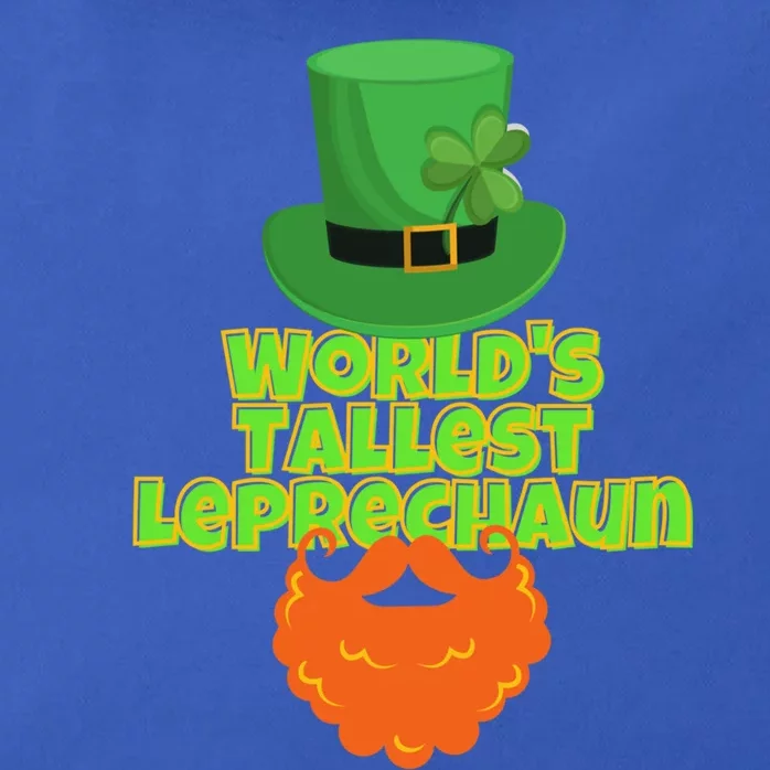 Worlds Tallest Leprechaun Funny St Patricks Day Gift Great Gift Zip Tote Bag