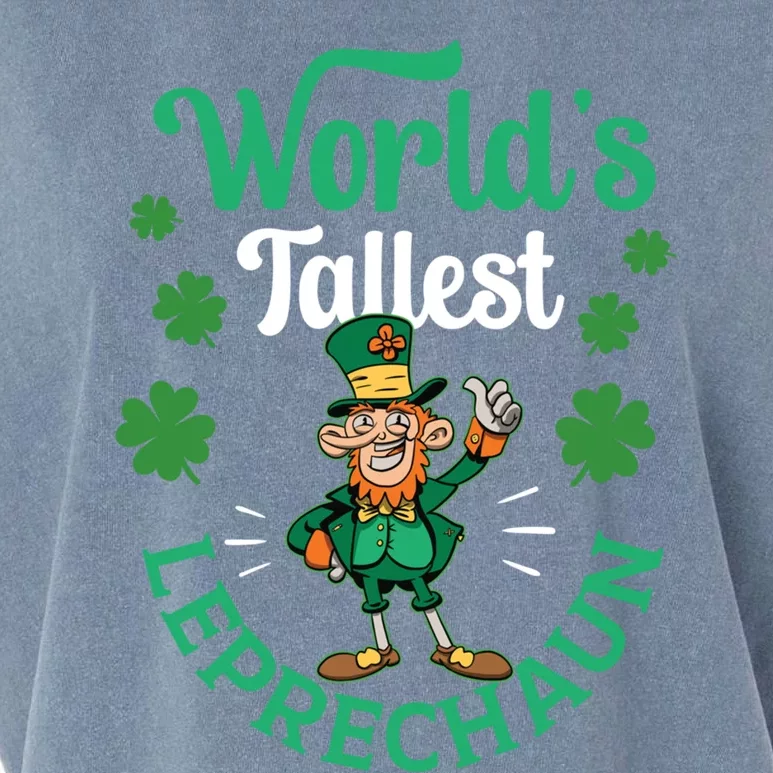 Worlds Tallest Leprechaun Ireland St Patricks Day Irish Funny Gift Garment-Dyed Women's Muscle Tee