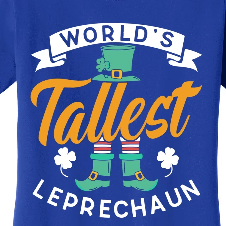 Worlds Tallest Leprechaun Ireland St Patricks Day Irish Cool Gift Women's T-Shirt