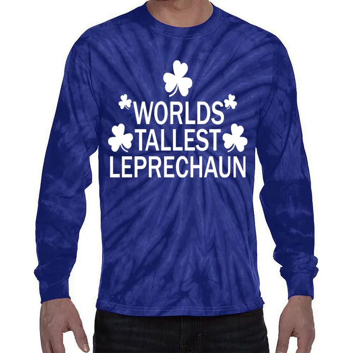 World's Tallest Leprechaun Tie-Dye Long Sleeve Shirt