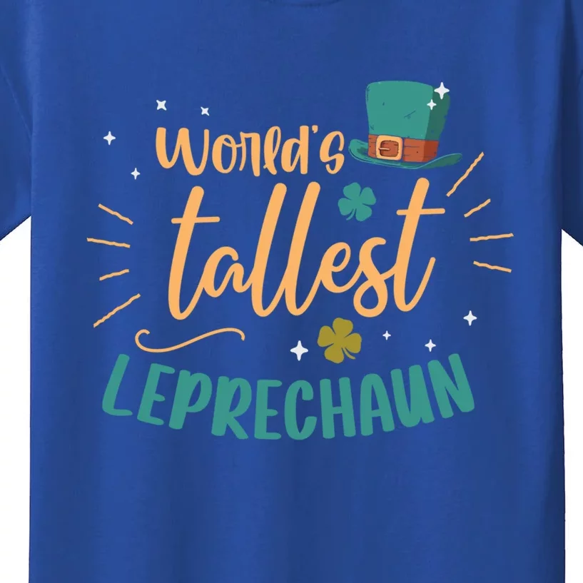 World's Tallest Leprechaun Irish St Patricks Day Birthday Great Gift Kids T-Shirt