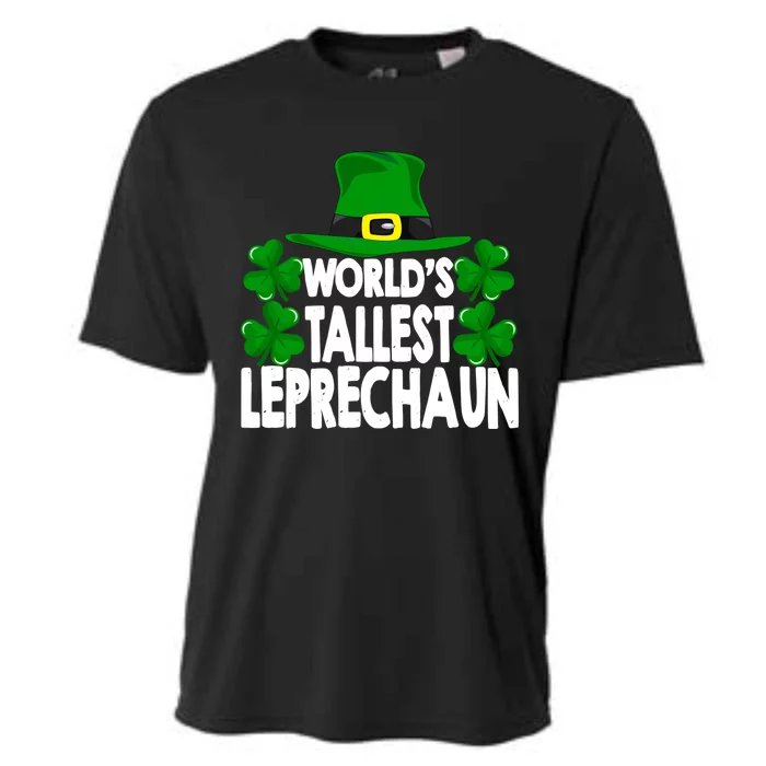 World's Tallest Leprechaun Funny Green St Patricks Day Funny Gift Funny Gift Cooling Performance Crew T-Shirt