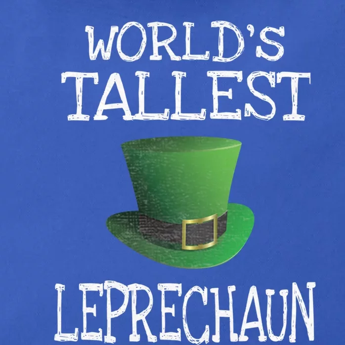 World's Tallest Leprechaun Funny St Patrick's Day Gift Zip Tote Bag