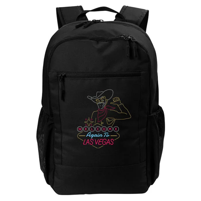 Welcome To Las Vegas Again Neon Sign Daily Commute Backpack